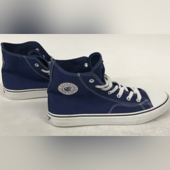 Rocawear Men's Cousey Canvas High Top Navy Sneakers Size 8.5 NWOT MSRP $39.99 - Picture 2 of 7